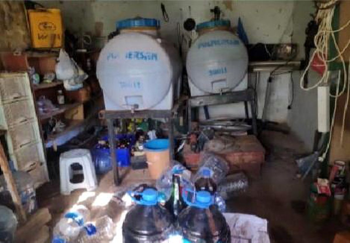 Tekirdağ\'da bin 155 litre kaçak içki ele geçirildi