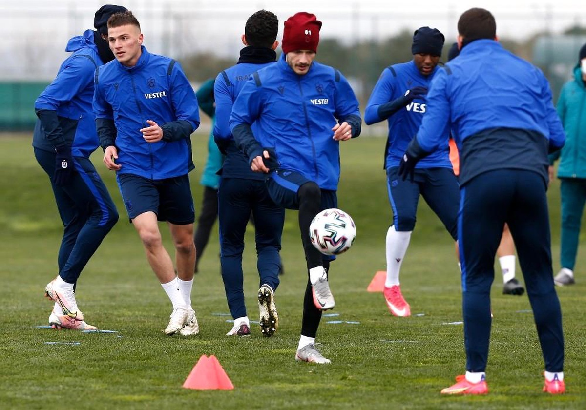 Trabzonspor, Fenerbahçe maçı hazırlıklarını sürdürdü