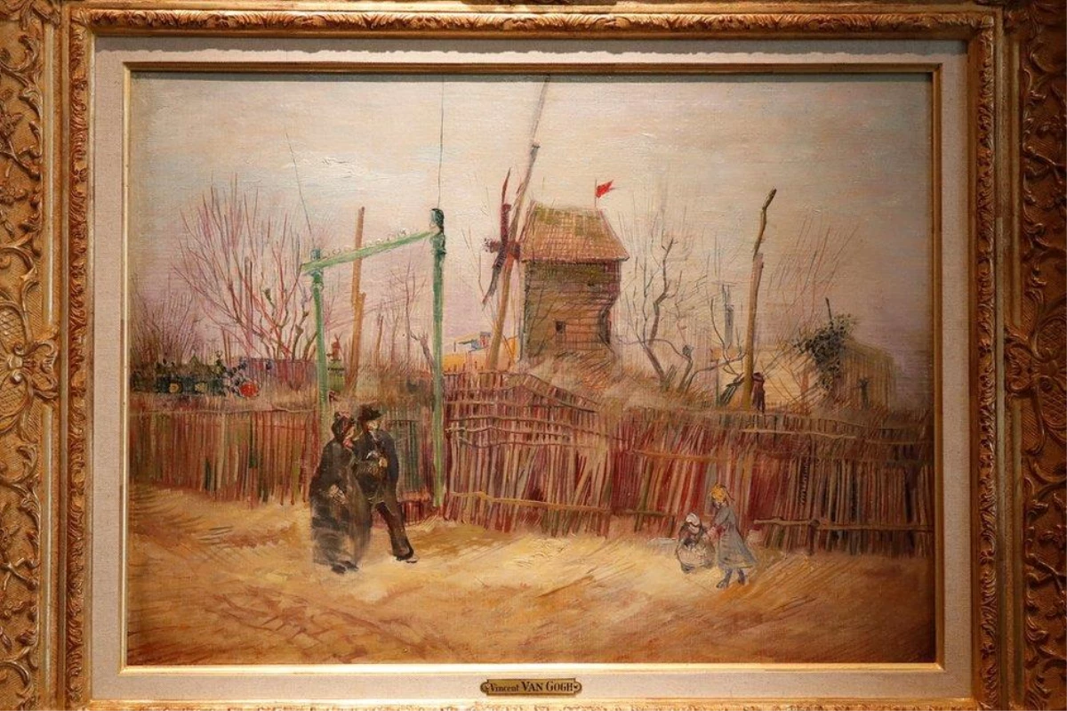 Van Gogh\'un özel koleksiyondaki Montmartre resmi ilk defa görüntülendi