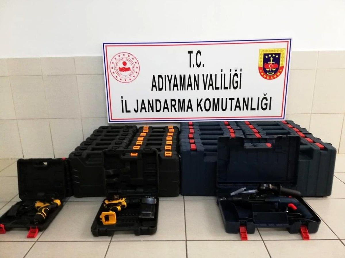 Son Dakika | Adıyaman\'da faturasız 30 adet matkap ele geçirildi