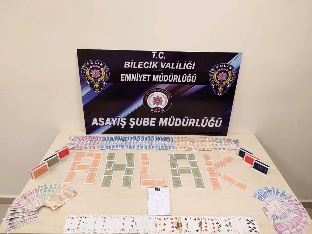 Bilecik\'te kumar operasyonu