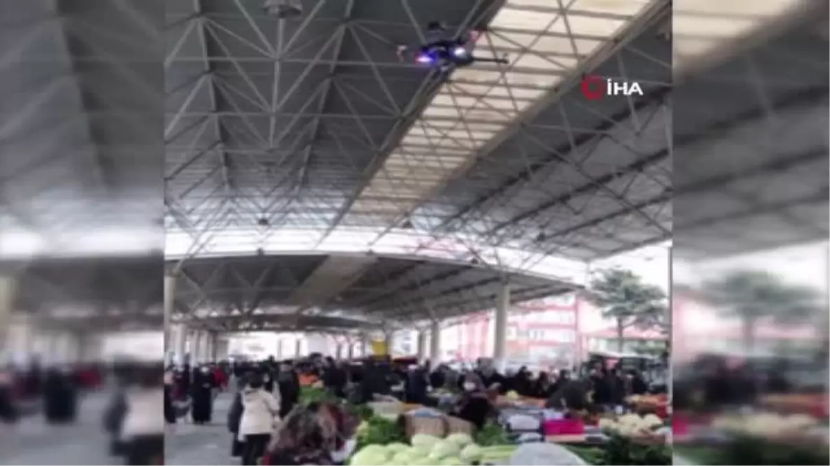 Çankırı'da vatandaşlar sesli drone ile uyarılıyor