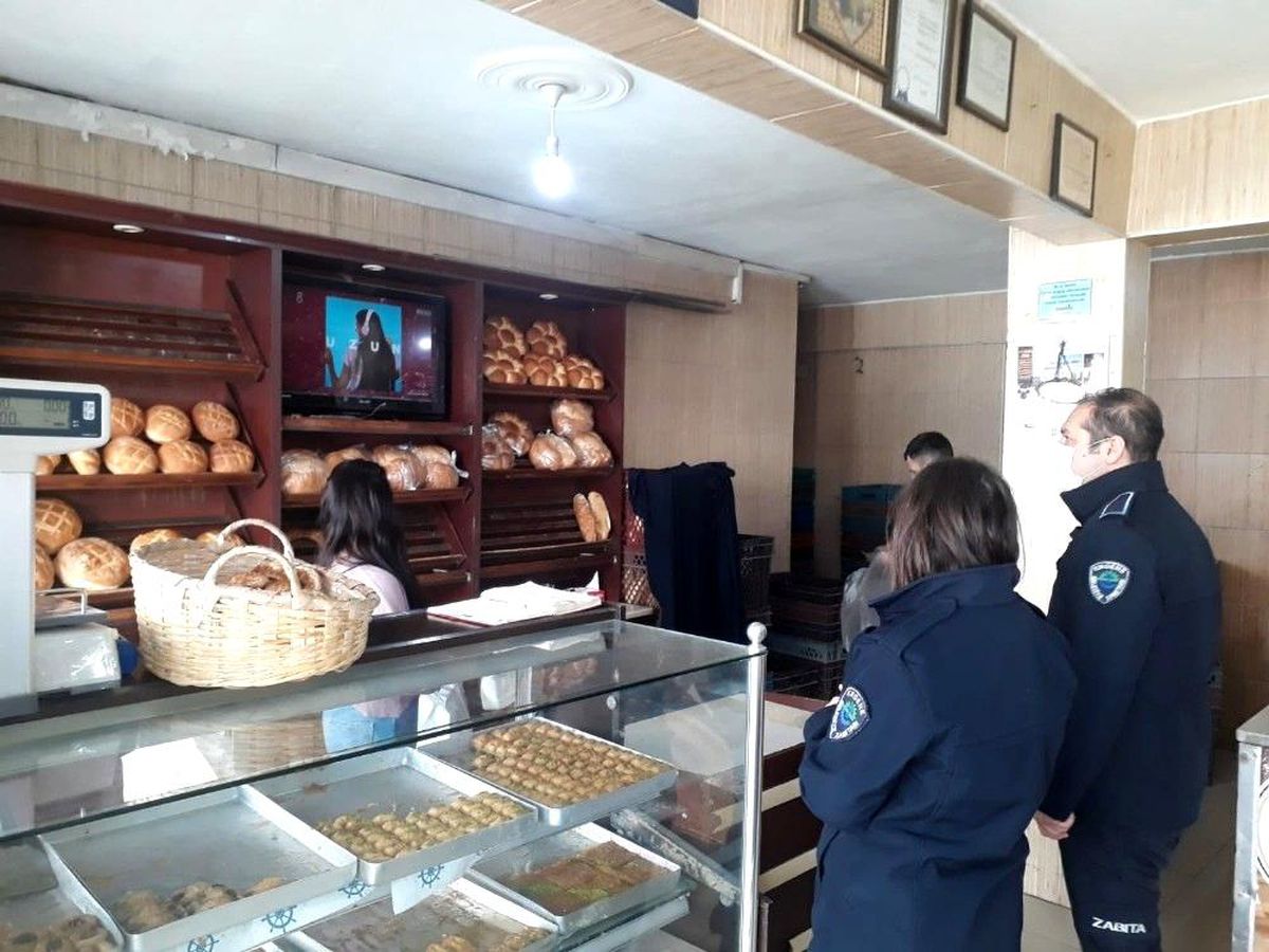 Ergene\'de zabıta ekiplerinden gıda satışı yapılan yerlere denetim