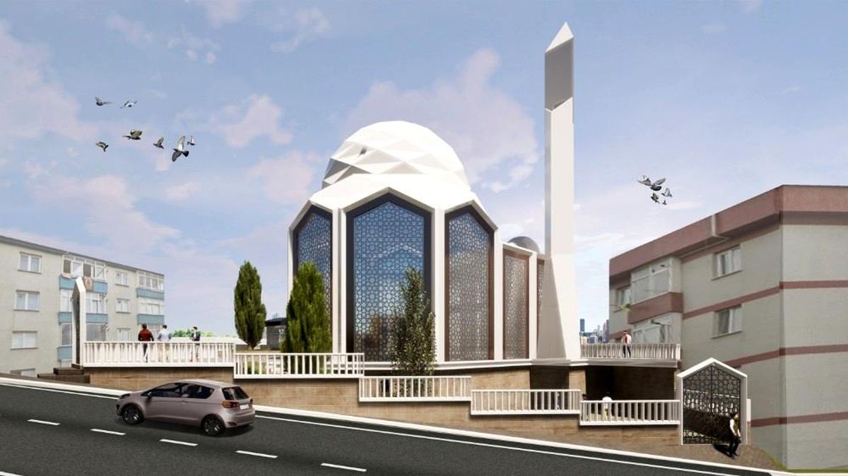 Eyüpsultan Belediye Başkanı Deniz Köken, Esentepe Camii\'ndeki çalışmaları inceledi