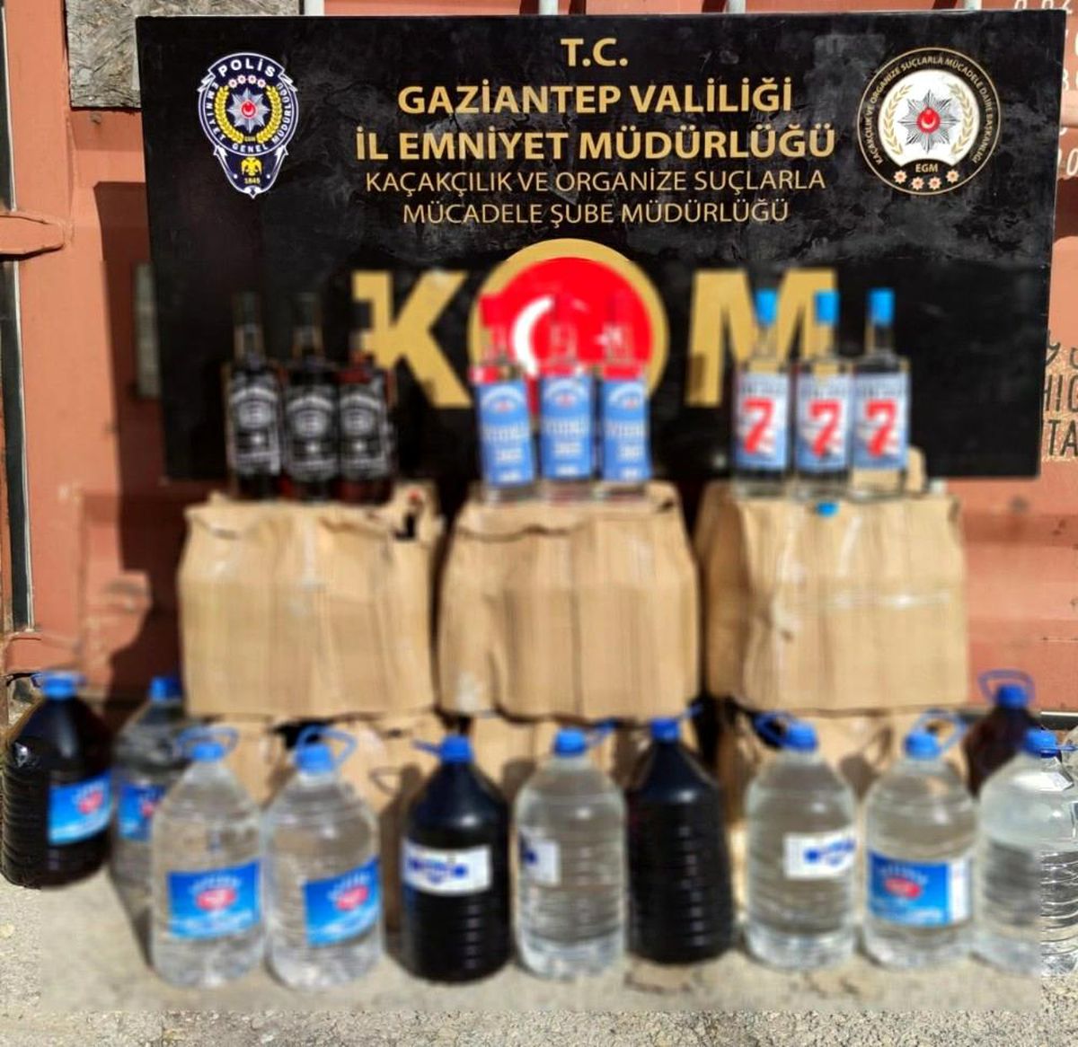 Gaziantep\'te kaçak içki operasyonu
