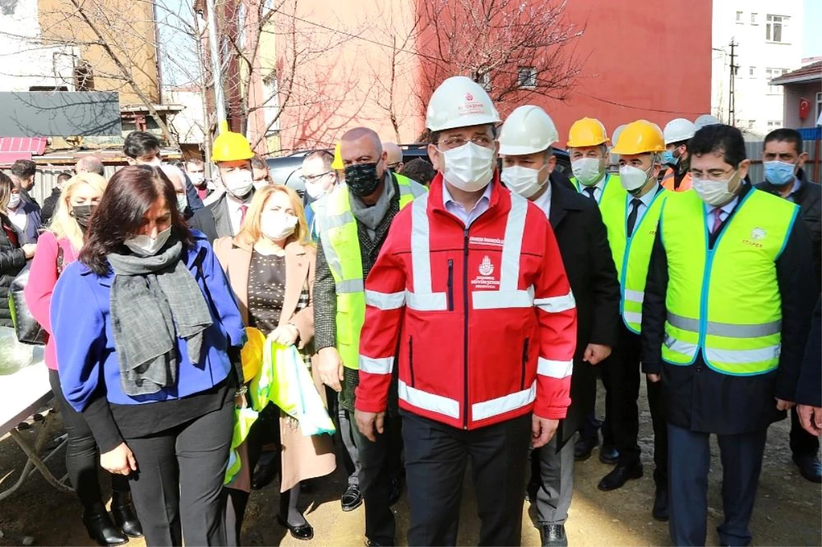 İBB Başkanı Ekrem İmamoğlu Ataşehir\'de incelemelerde bulundu