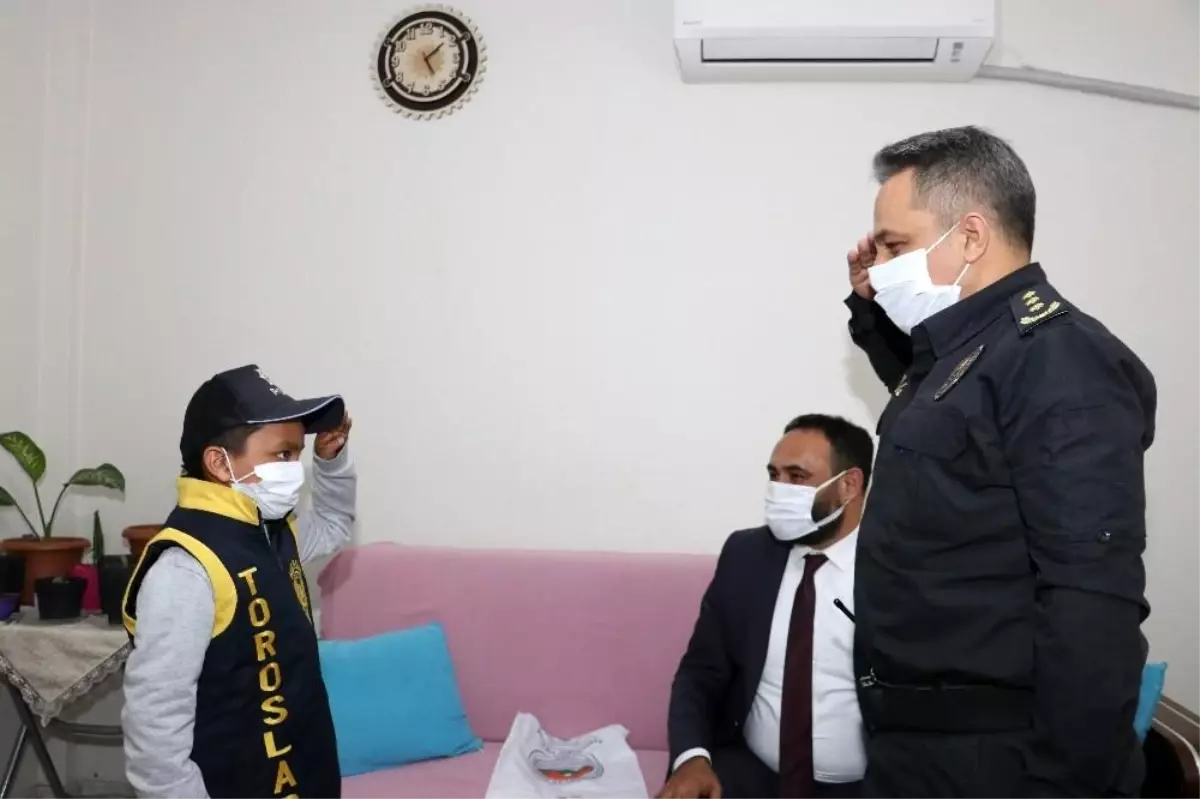 Kanser hastası Berkay'ın polis olma hayali gerçek oldu