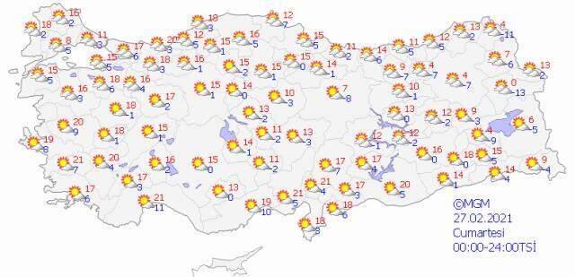 Meteoroloji'den yurdun iç ve doğu kesimleri için kar yağışı uyarısı! Pazar ve pazartesi günlerine dikkat