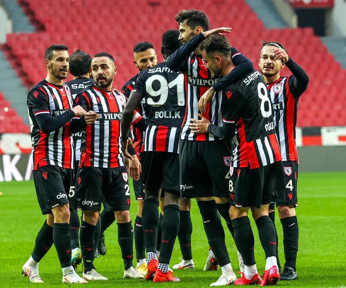 Samsunspor\'un namağlup serisi 10 maça çıktı