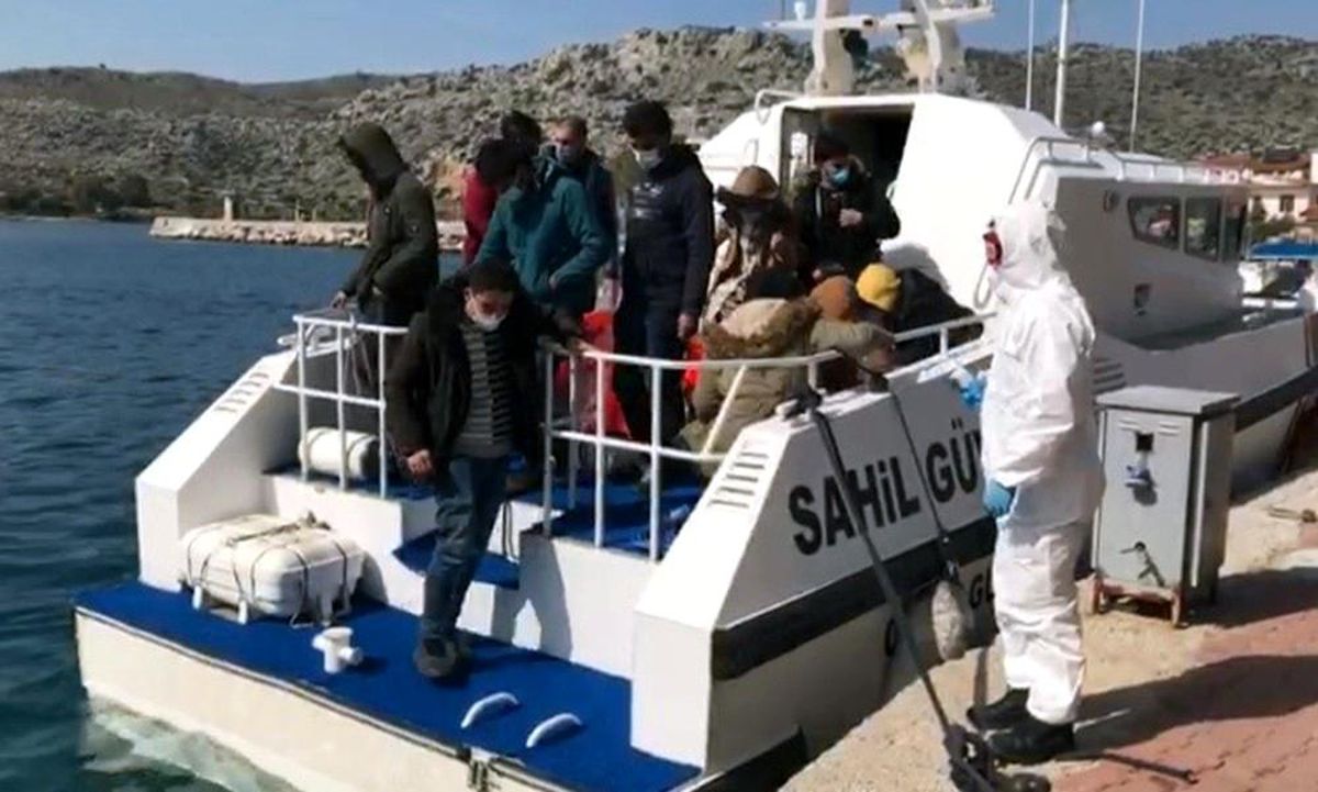 12 göçmen kurtarıldı