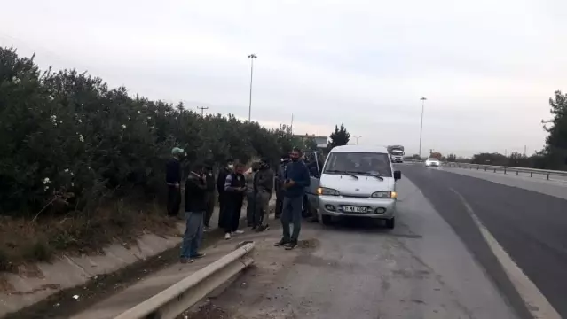 9 kişilik araçtan 18 kişi çıktı 9 kişilik araçtan 18 kişi çıktı