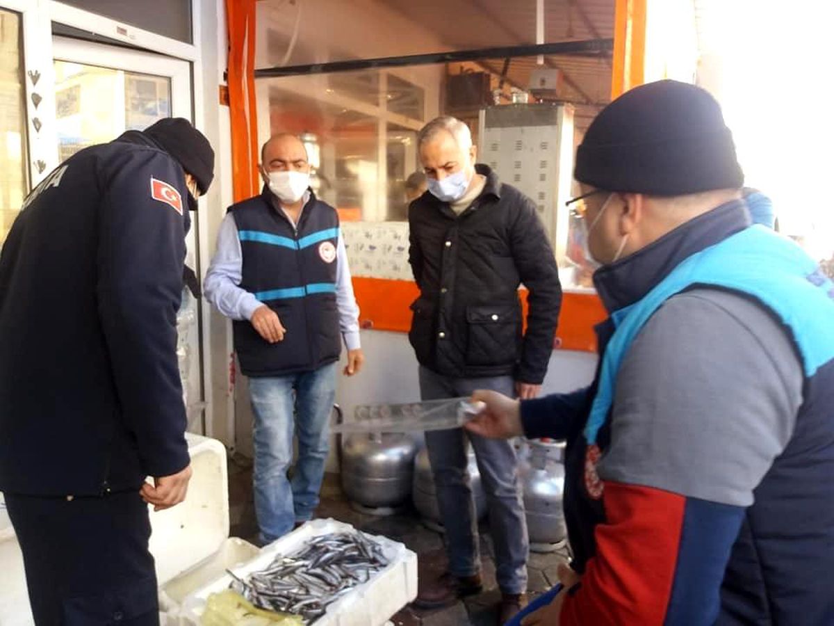 Osmaneli de balık tezgâhlarına sıkı denetim