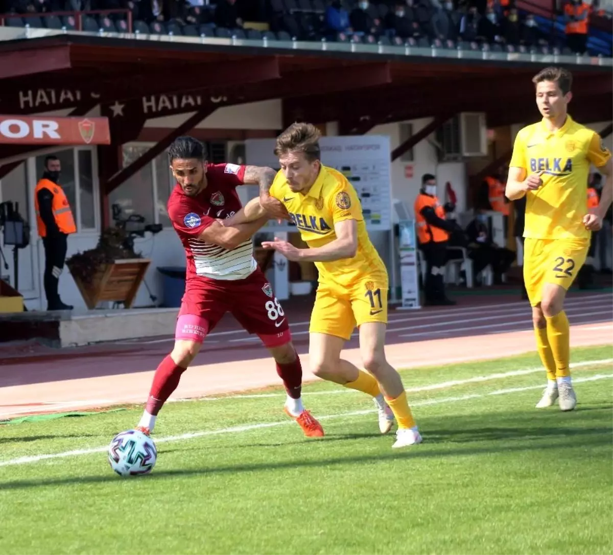 Süper Lig: A.Hatayspor: 1 MKE Ankaragücü: 1 (İlk yarı)