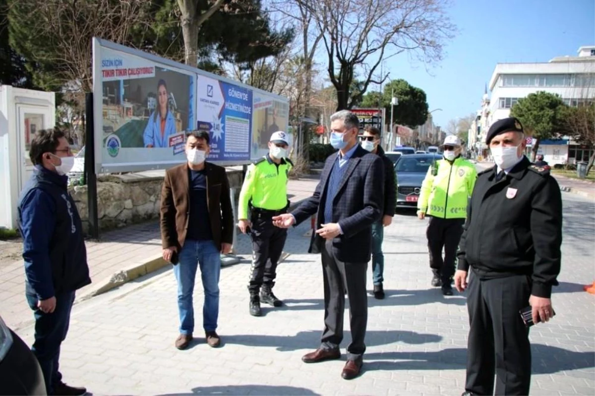 Son dakika haberleri: Balıkesir Gönen\'de korona denetimleri sıklaştırıldı