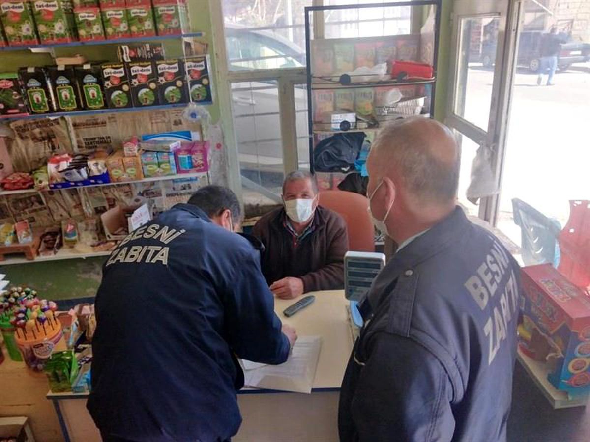 Besni\'de korona virüs denetimleri devam ediyor