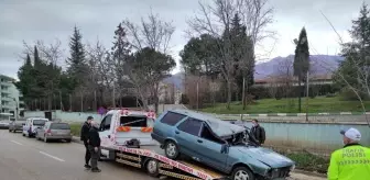 Takla atan araçtan sağ çıktı