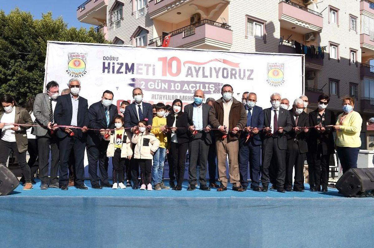 Tarsus Belediyesinden iki günde 10 açılış