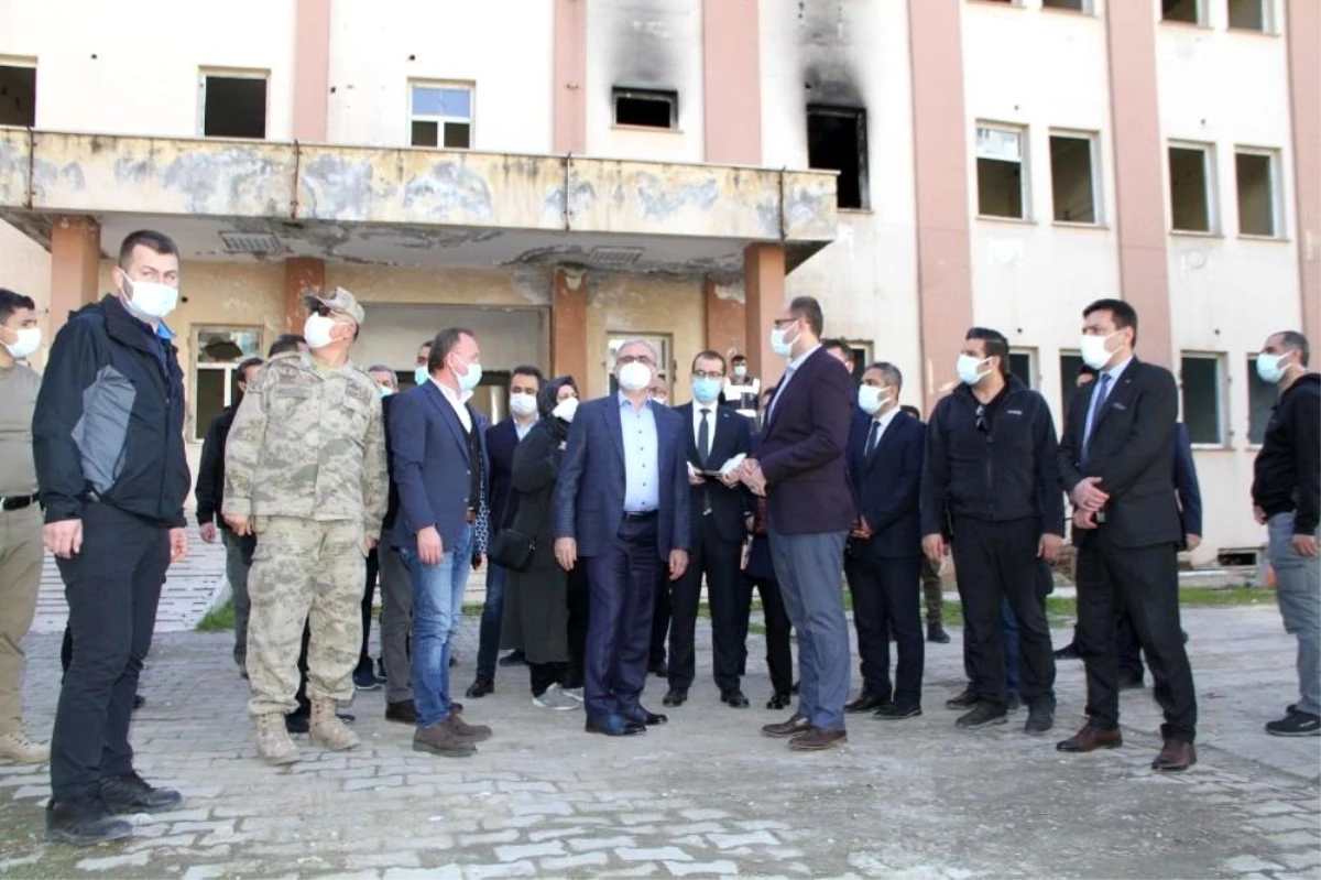 Vali Karaloğlu, Bismil\'de yapımı devam eden projeleri inceledi