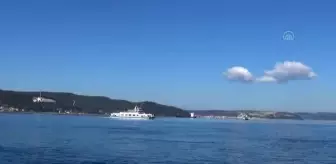 ÇANAKKALE - Çanakkale Boğazı transit gemi trafiğine tek yönlü kapatıldı