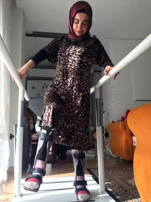 Kazada engelli kalan Tuba öğretmenin azmi Kazada engelli kalan Tuba öğretmenin azmi