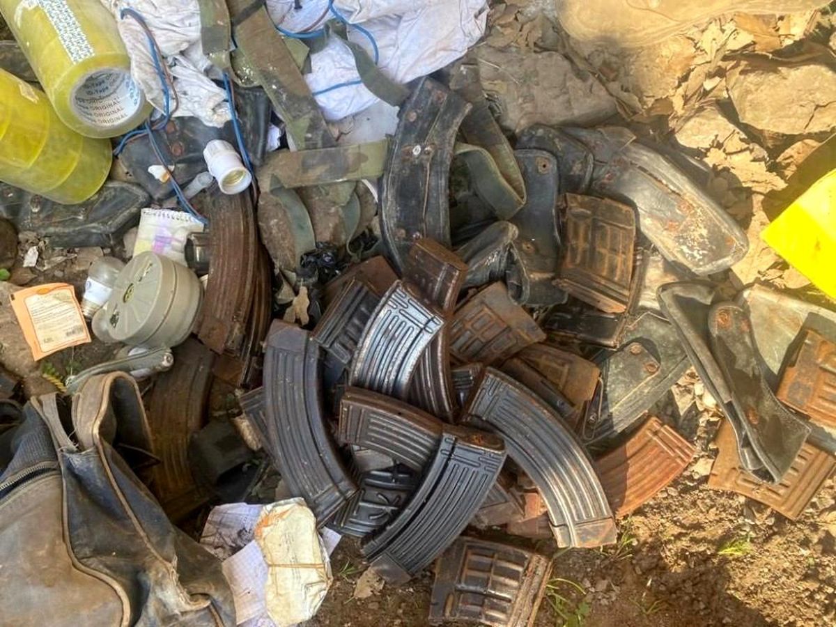 Son dakika haberi... Pençe-Kaplan Operasyonu bölgesinde PKK\'ya ait mühimmat ve yaşam malzemeleri ele geçirildi