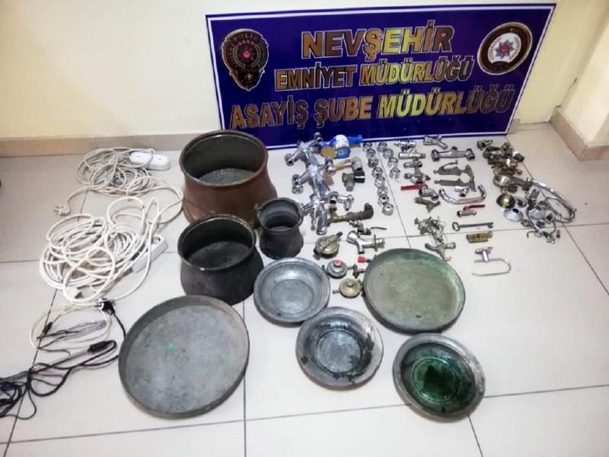 Nevşehir\'de hırsızlık şüphelisi 1 kişi tutuklandı