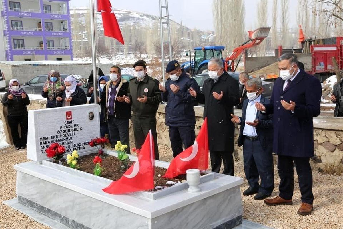 Son dakika haberleri... Şehit Özgür Çelik ve Şehit Ali Taşöz dualarla anıldı