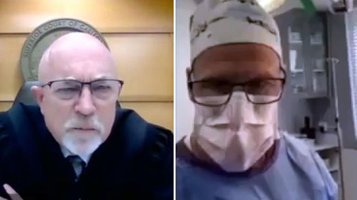 Yargıç bile şaşkına döndü! Zoom üzerinden yapılan duruşmaya, sanığın bulunduğu yer damga vurdu