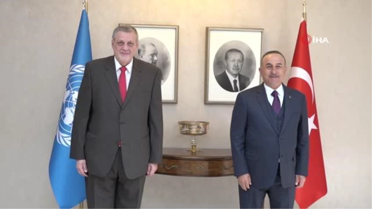 Bakan Çavuşoğlu BM Libya Özel Temsilcisi ve Destek Misyonu Başkanı Jan Kubis ile görüştü