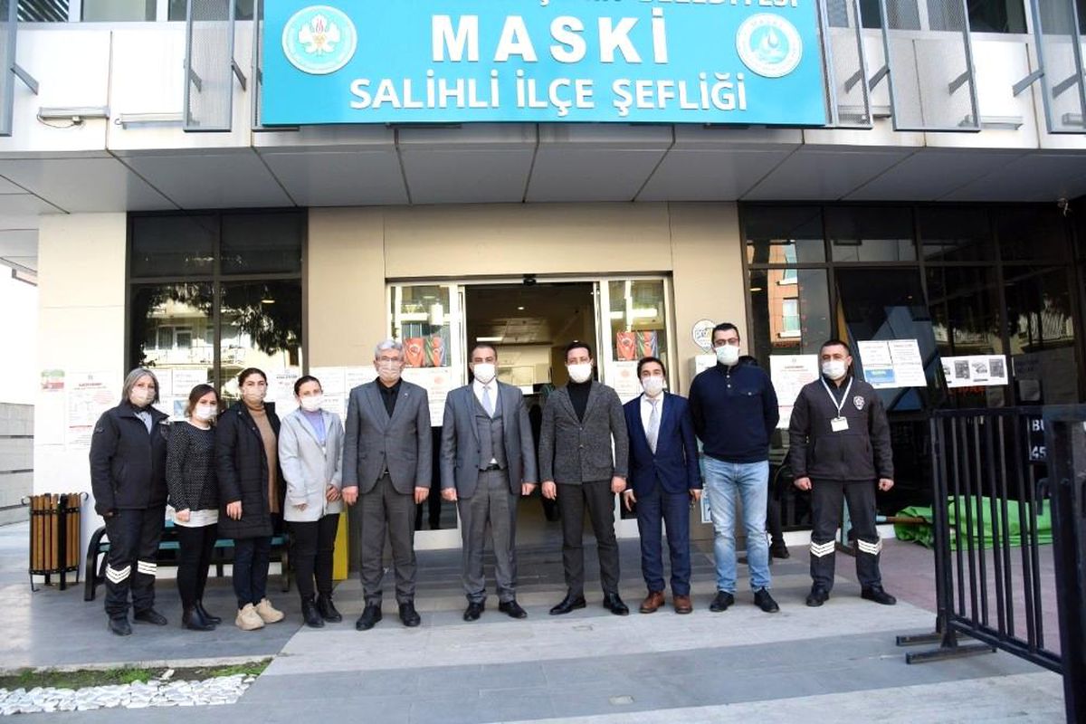 Genel Müdür Aslay Salihli\'deki çalışmalar hakkında bilgi aldı