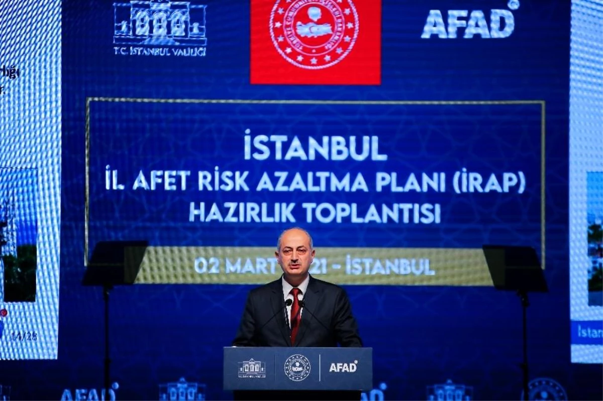 \'İstanbul İl Afet Risk Azaltma Planı\' hazırlık toplantısı düzenlendi