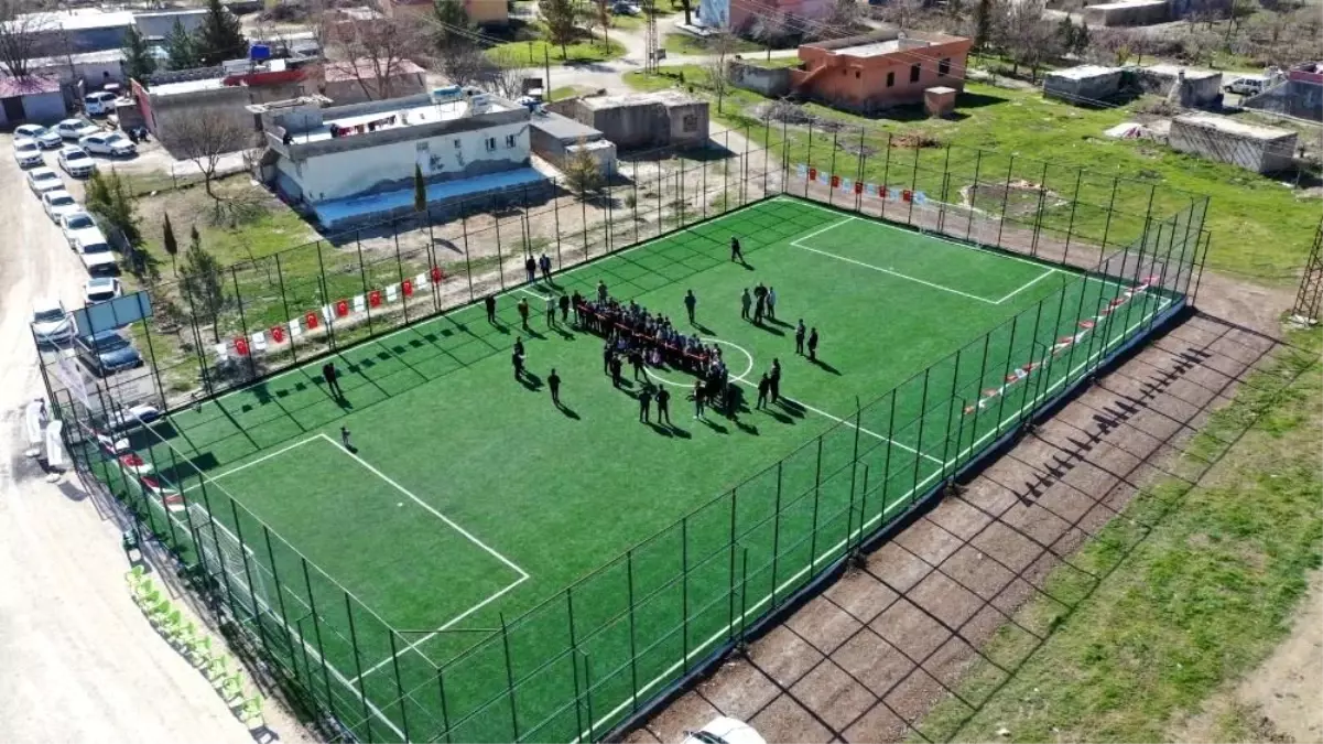 Karaköprü kırsalında spor yatırımı