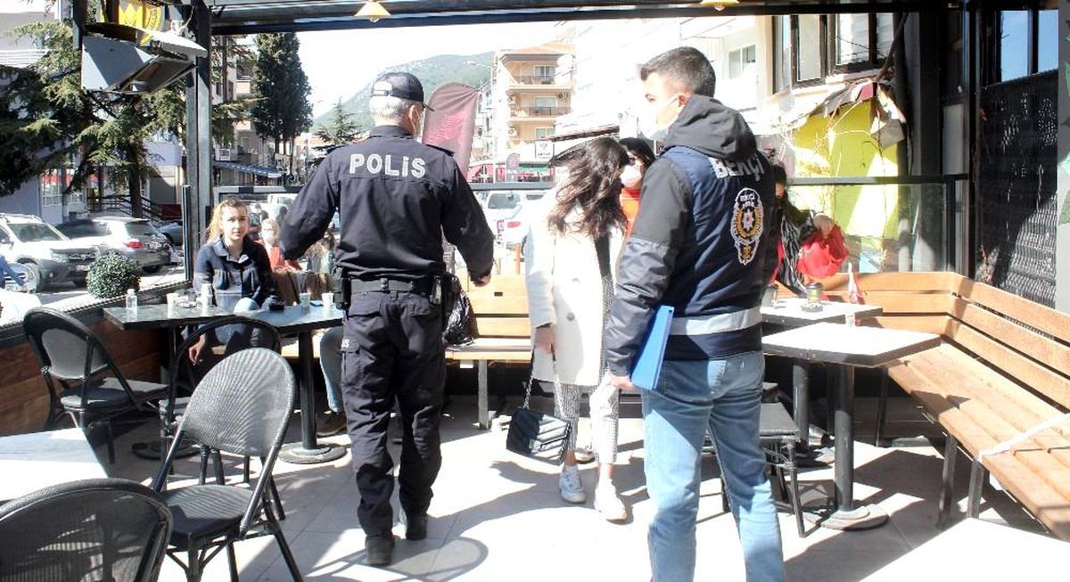 Menteşe\'de polis ve bekçiler yeni açılan işletmeleri denetledi