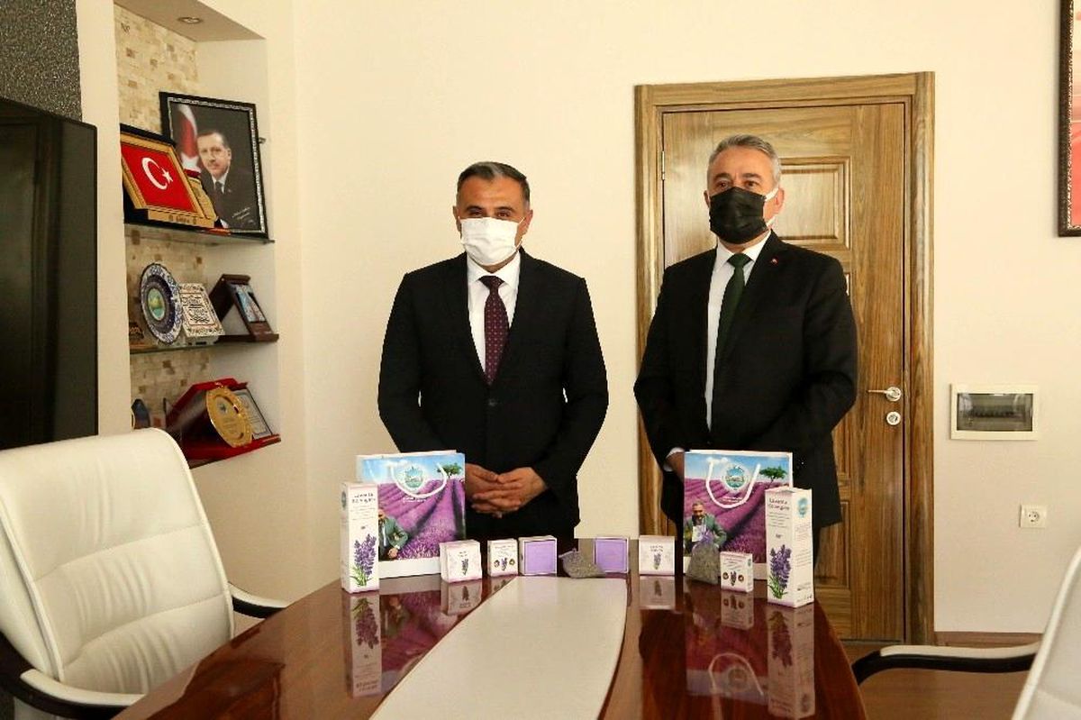 Tarım ve Orman İl Müdüründen Başkan Mehmet Cabbar\'a ziyaret