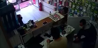 Son dakika haber | Telefon bataryasının yanma anı kameraya yansıdı