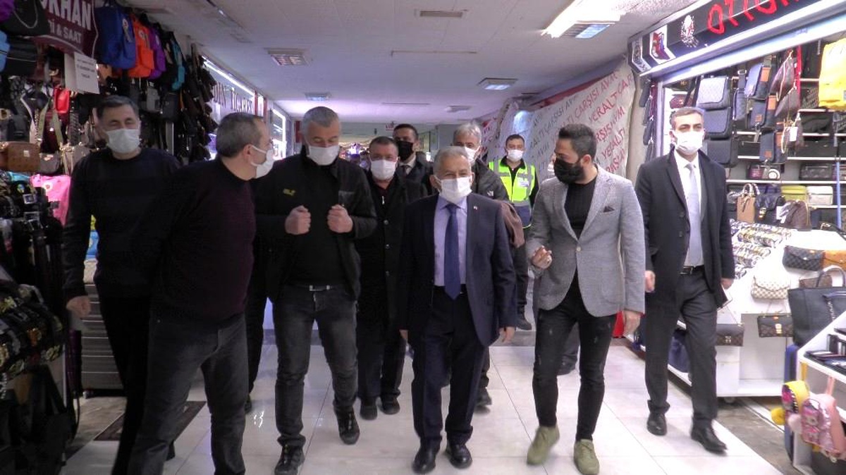 Başkan Büyükkılıç\'tan Yeraltı Çarşısı esnafına denetim