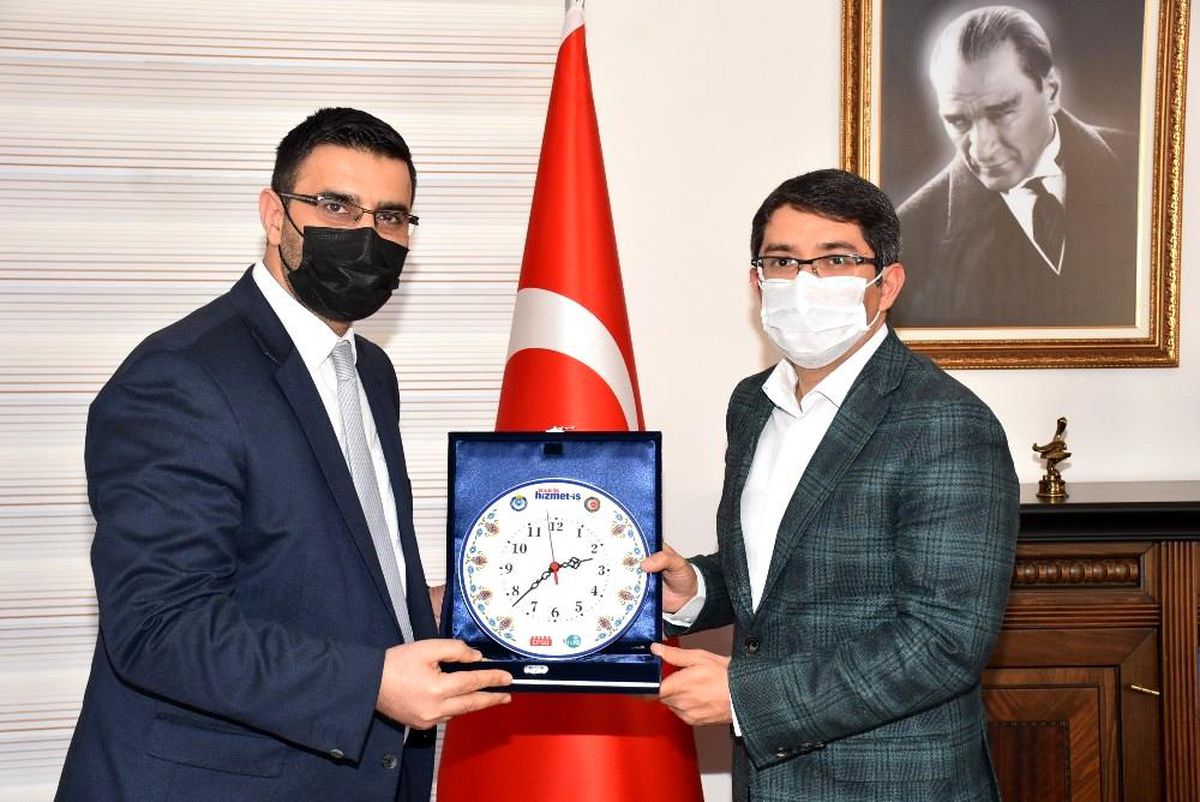 Başkan Karafil\'den Başkan Çelik\'e teşekkür