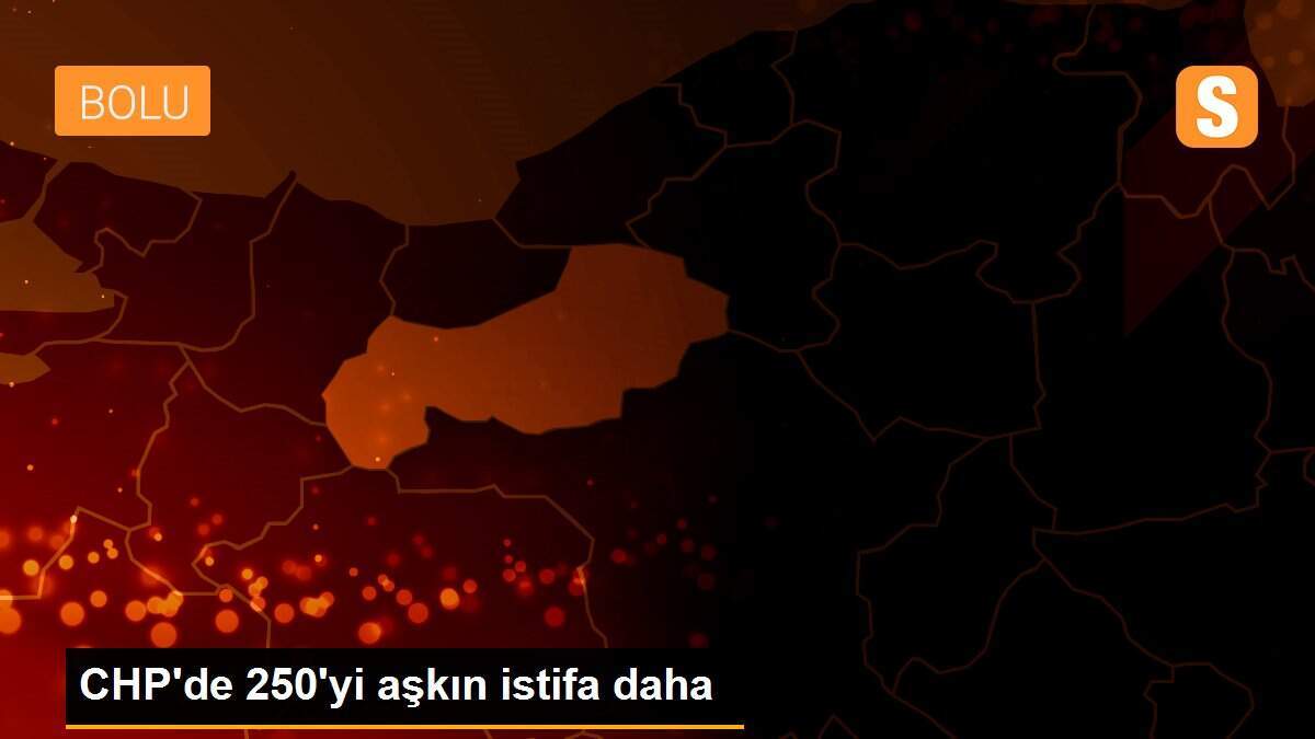 CHP\'de 250\'yi aşkın istifa daha