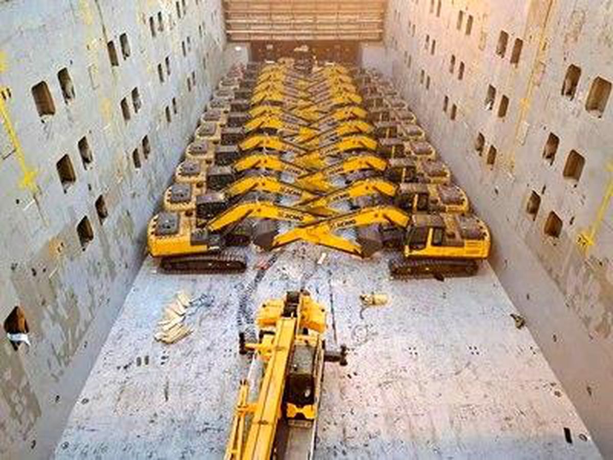 Çin\'den yola çıkarılan inşaat makinesi teçhizatı BRI ülkelerine ulaştırılacak