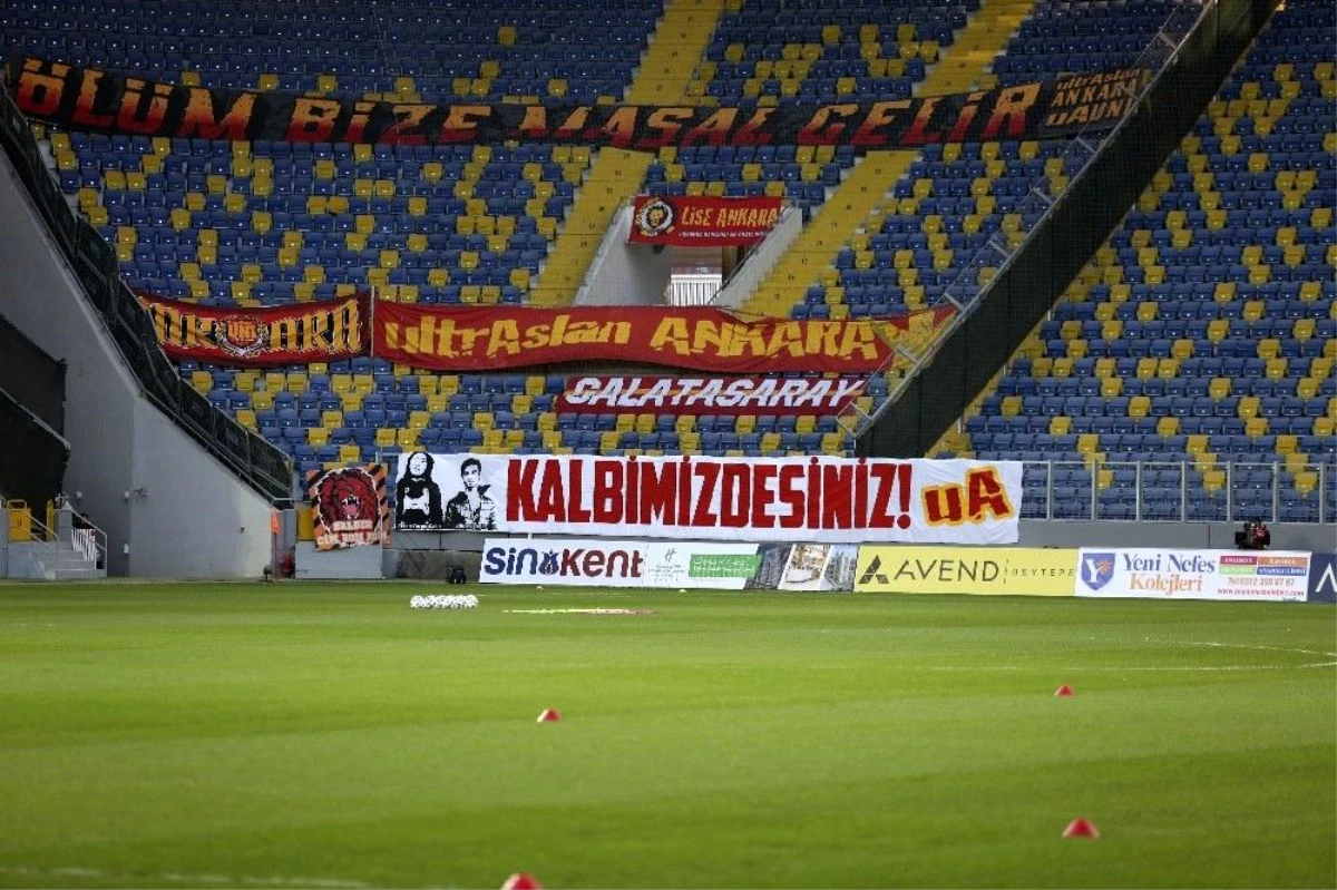 Son dakika haberi | Galatasaray taraftarı vefat eden MKE Ankaragücü taraftarları Eren ve Mert\'i unutmadı