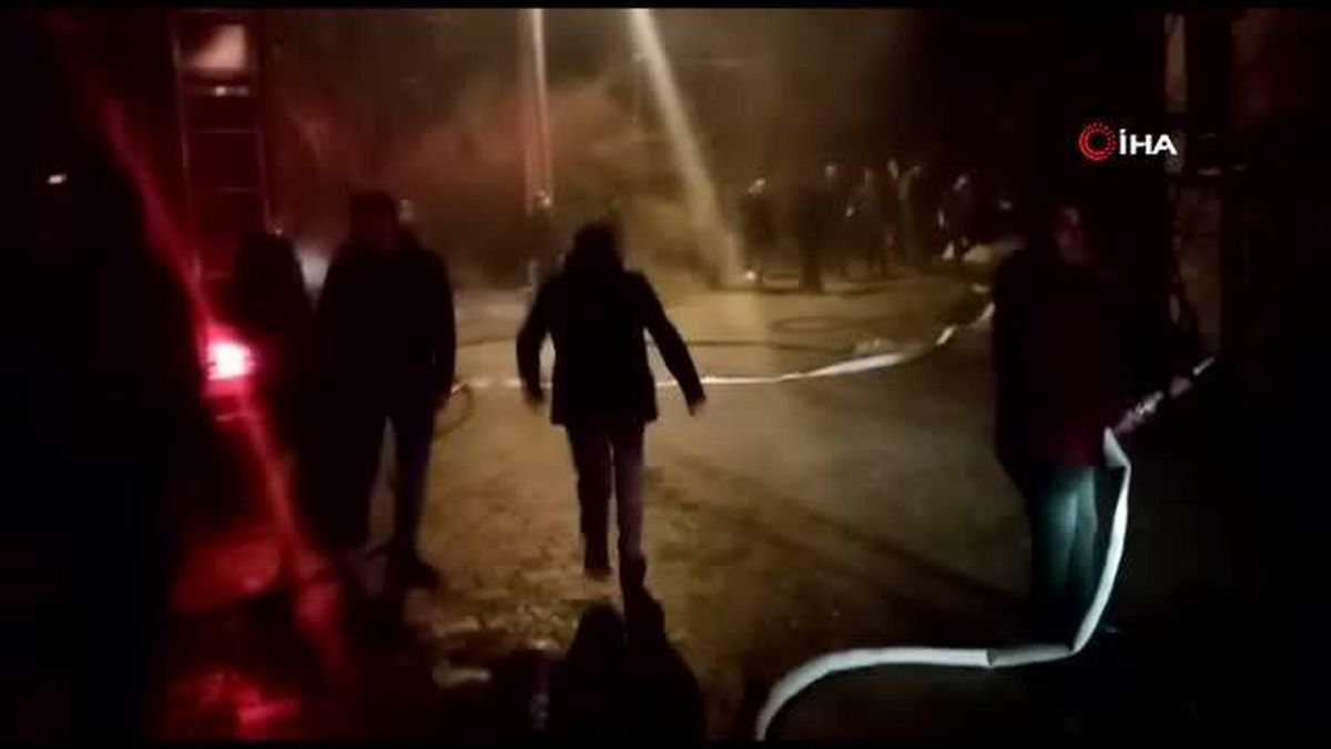 İskilip'te korkutan yangın
