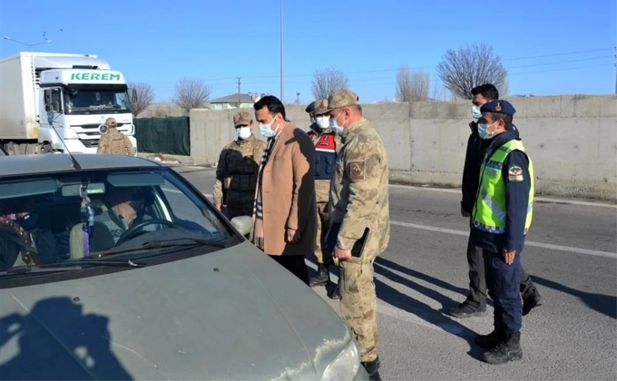 Son dakika! Kaymakam Çelik, jandarma ile beraber denetim yaptı