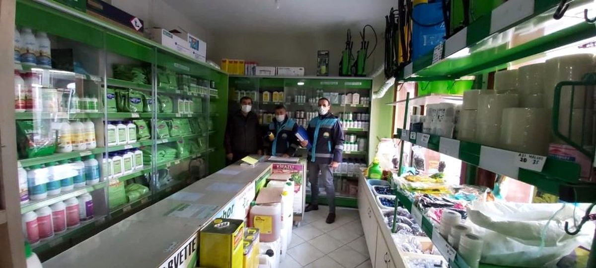 Kütahya\'da Bitki Koruma Ürünü Satış Bayileri denetimleri