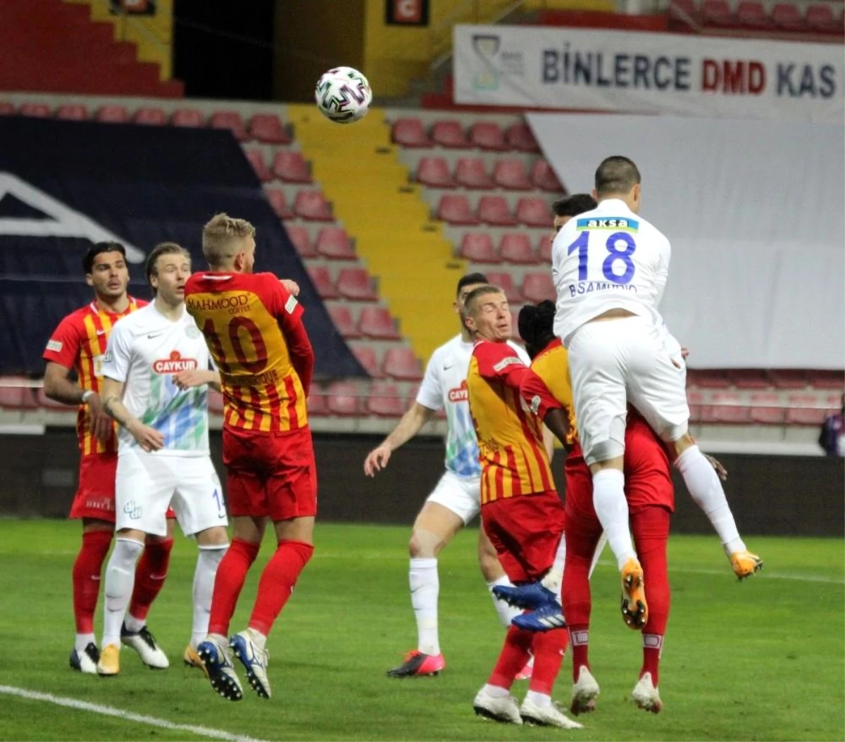 Kayserispor, sahasında ağırladığı Çaykur Rizespor\'u 2-1 mağlup etti