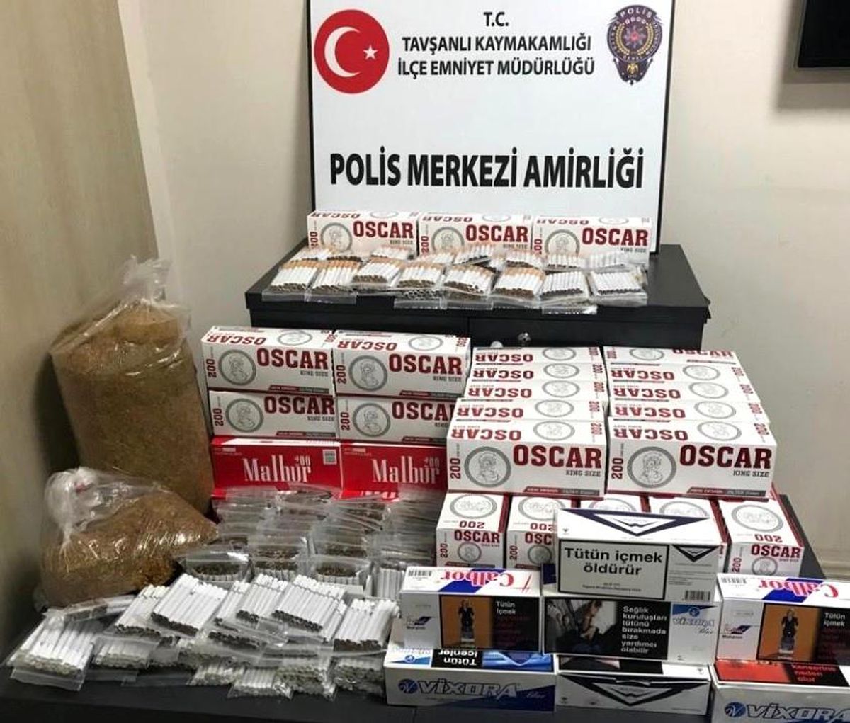 Tavşanlı\'da kaçak tütün operasyonu