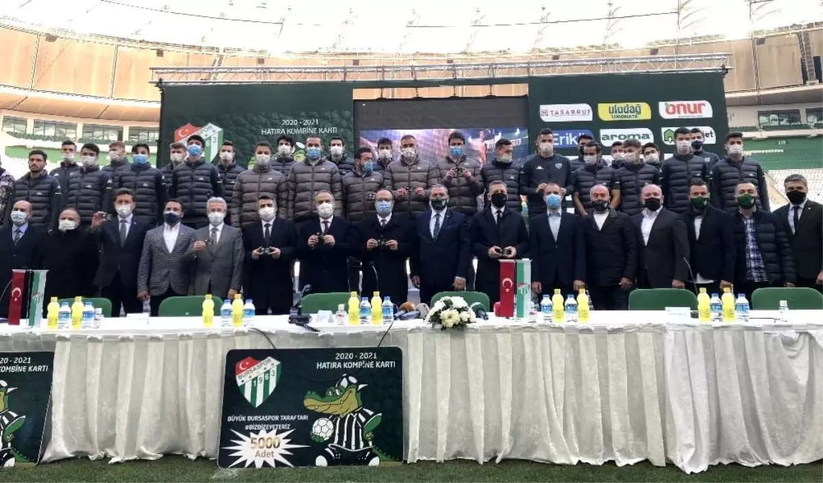 Bursaspor Kulübü, \'Hatıran Yeter Kombine Kartı\' tanıtımını yaptı