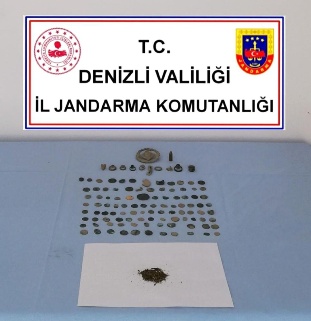 Çivril\'de tarihi eser kaçakçısı 1 kişi gözaltına alındı