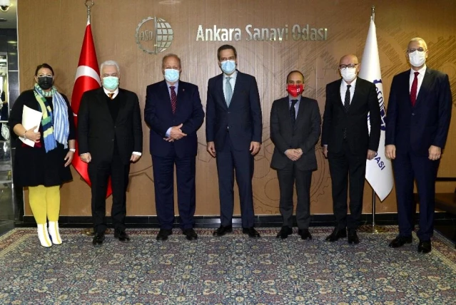 Portekiz'in Ankara Büyükelçisi Leitao, ASO Başkanı Özdebir'i ziyaret etti