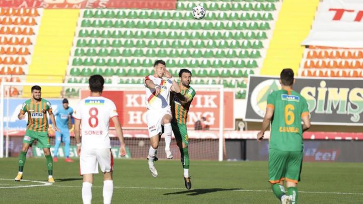 Süper Lig\'in 28. haftasında Alanyaspor sahasında Göztepe ile 1-1 berabere kaldı