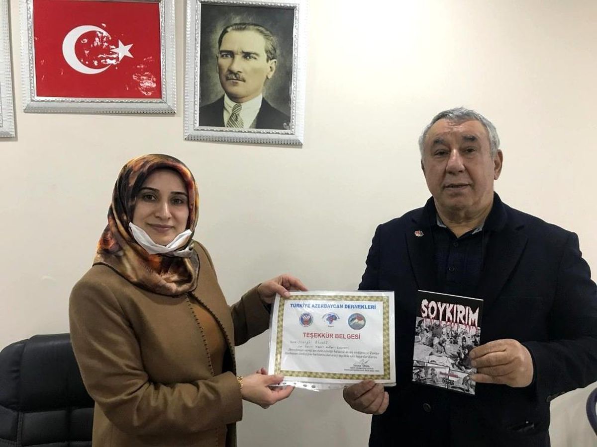 TADDEF\'ten AK Parti Kadın Kolları İl Başkanına teşekkür belgesi